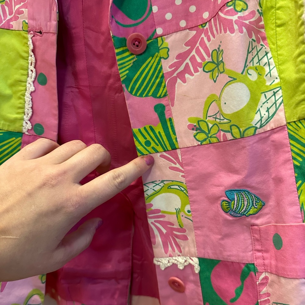 Lilly Pulitzer Patchwork Blazer - Picture 3 of 10